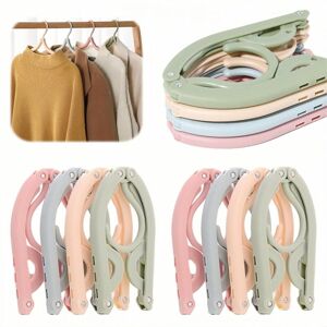 CCYKXA 12 Pack Folding Hangers, 4 Colors, Portable Foldable Plastic Travel Hangers for Home, Hotel, Camping, Vacation, Cruise Essential Travel CCYKXA 12 Pack Folding Hangers, 4 Colors, Portable Foldable Plastic Travel Hangers for Home, Hotel, Camping, Vacation, Cruise Essential Travel