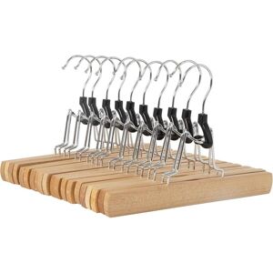Ccykxa - Basics - Wooden Trouser Hangers, 10 Pieces, Natural, 25 x 2.7 x 16.5 cm Ccykxa - Basics - Wooden Trouser Hangers, 10 Pieces, Natural, 25 x 2.7 x 16.5 cm