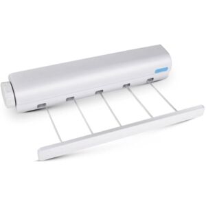 Ccykxa - Indoor and outdoor wall-mounted drying rack, extendable clothesline up to 3.75m, plastic, 36.86.36cm Ccykxa - Indoor and outdoor wall-mounted drying rack, extendable clothesline up to 3.75m, plastic, 36.86.36cm