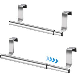 CCYKXA Towel Holder, Kitchen Towel Rack, Towel Hook, Hanging Towel Holder, Stainless Steel, No Drilling Required, Extendable from 24.5 to 40.3 cm, CCYKXA Towel Holder, Kitchen Towel Rack, Towel Hook, Hanging Towel Holder, Stainless Steel, No Drilling Required, Extendable from 24.5 to 40.3 cm,