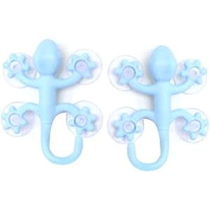 Linghhang - Childrens Coat Hooks 2pc Gecko Shape Wall Hook Hanger with 4 Suction Cup for Nursery Bedroom Key Umbrella Towel Cap Coat Holder Linghhang - Childrens Coat Hooks 2pc Gecko Shape Wall Hook Hanger with 4 Suction Cup for Nursery Bedroom Key Umbrella Towel Cap Coat Holder