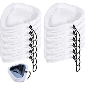 Linghhang - Cleaning Pads Cloths,12 Pack Triangular Steam Mop Pads Universal Microfiber Cleaning Pads Washable Mops with Other Steam Mops Replacement Linghhang - Cleaning Pads Cloths,12 Pack Triangular Steam Mop Pads Universal Microfiber Cleaning Pads Washable Mops with Other Steam Mops Replacement
