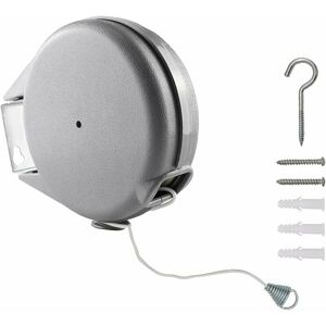 TRIMEC Corde à linge Rétractable, 12M Étendoir à linge Corde à Linge Rétractable Antidérapante Fil à Linge Corde à Linge Portable Camping Étendoirs Amovible TRIMEC Corde à linge Rétractable, 12M Étendoir à linge Corde à Linge Rétractable Antidérapante Fil à Linge Corde à Linge Portable Camping Étendoirs Amovible