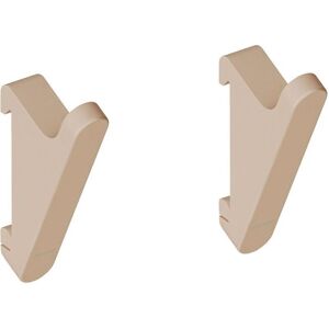 COSMIC Towel hook Coat hook 2 Pcs Sand, Wall Guide Needed,Fits ALIFE Collection COSMIC Towel hook Coat hook 2 Pcs Sand, Wall Guide Needed,Fits ALIFE Collection