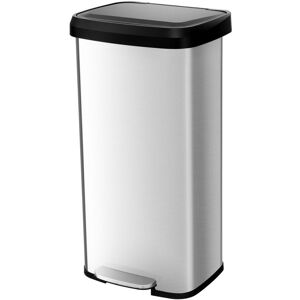 COSTWAY 68L Recycling Pedal Bin Stainless Steel Kitchen Bin with Soft Close Lid Handle COSTWAY 68L Recycling Pedal Bin Stainless Steel Kitchen Bin with Soft Close Lid Handle