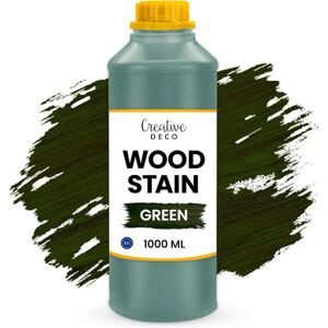 CREATIVE DECO 1L Quick-Drying Wood Stain and Protection Green CREATIVE DECO 1L Quick-Drying Wood Stain and Protection Green