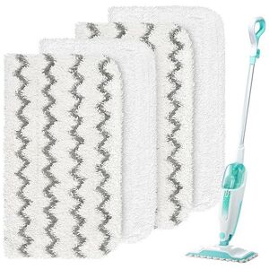 Csparkv - 4Pcs Replacement Mop Cloth White Cleaning Cloths Flat Mop Refill Microfiber Mops Washable Cloth White Mop Cloth Cover Csparkv - 4Pcs Replacement Mop Cloth White Cleaning Cloths Flat Mop Refill Microfiber Mops Washable Cloth White Mop Cloth Cover