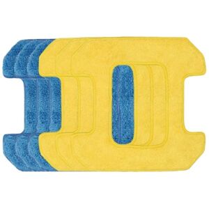 Csparkv - 6Pcs Dry Mop for Hobot 268 Window Clean Mop Cloth Weeper Glass Microfiber Window Cleaner Part Csparkv - 6Pcs Dry Mop for Hobot 268 Window Clean Mop Cloth Weeper Glass Microfiber Window Cleaner Part