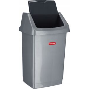 BRICOLINE Curver Click-IT 9L waste bin, graphite BRICOLINE Curver Click-IT 9L waste bin, graphite
