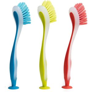MCBOSON Dish Brush, Round Head, 3-Piece Set in Different Colors MCBOSON Dish Brush, Round Head, 3-Piece Set in Different Colors