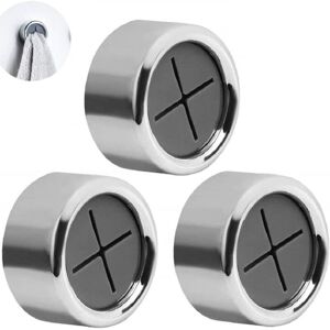 Linghhang - Dishcloth Hook, 3 Pieces Self-Adhesive Round Towel Hooks for Bathroom, Kitchen and Home, No Drilling Required Linghhang - Dishcloth Hook, 3 Pieces Self-Adhesive Round Towel Hooks for Bathroom, Kitchen and Home, No Drilling Required