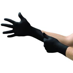 BEIJIYI Disposable Nitrile Gloves, Latex-Free and Powder-Free, Multi-Purpose, for Food Contact, Medical and Industrial Protection, Single Use, Black, Size L BEIJIYI Disposable Nitrile Gloves, Latex-Free and Powder-Free, Multi-Purpose, for Food Contact, Medical and Industrial Protection, Single Use, Black, Size L