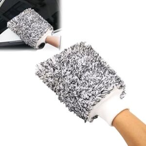 TEHTUY Double-Sided Car Cleaning Mitt, Microfiber Car Wash Glove, Ultra Soft Cleaning Mitt, Suitable for Cleaning Home and Car TEHTUY Double-Sided Car Cleaning Mitt, Microfiber Car Wash Glove, Ultra Soft Cleaning Mitt, Suitable for Cleaning Home and Car