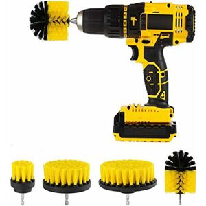 BRIDAY Drill Brushes Bathroom Kitchen Cleaning Supplies Household Cleaning Tool for Bathroom Surface,Grout,Bathtub,Shower,Kitchen,Auto,Boat 4 Pack(Drill Not BRIDAY Drill Brushes Bathroom Kitchen Cleaning Supplies Household Cleaning Tool for Bathroom Surface,Grout,Bathtub,Shower,Kitchen,Auto,Boat 4 Pack(Drill Not
