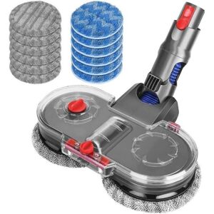 TEHTUY Electric Mop Head for Dyson V12 Detect Slim Vacuum Cleaner, Mop Head with Removable Water Tank, 12 Washable Mop Pads TEHTUY Electric Mop Head for Dyson V12 Detect Slim Vacuum Cleaner, Mop Head with Removable Water Tank, 12 Washable Mop Pads