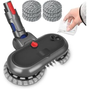 TEHTUY Electric Mop Head for Dyson V15 V11 V10 V8 V7 with Tank, LED Light and 6 Washable Mop Pads TEHTUY Electric Mop Head for Dyson V15 V11 V10 V8 V7 with Tank, LED Light and 6 Washable Mop Pads