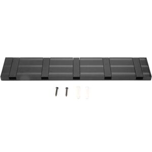 Groofoo - Folding Household Bathroom Wall Mounted Hook Aluminum Clothes Storage Hanging Rack 5 HooksBlack 5 Hooks Groofoo - Folding Household Bathroom Wall Mounted Hook Aluminum Clothes Storage Hanging Rack 5 HooksBlack 5 Hooks