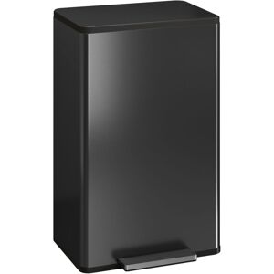 HOMCOM 45L Kitchen Bin, Pedal Bin with Soft-Close Lid, Removable Bucket HOMCOM 45L Kitchen Bin, Pedal Bin with Soft-Close Lid, Removable Bucket