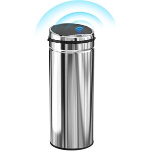 HOMCOM 50L Sensor Bin, Stainless Steel Kitchen Bin with Automatic Close HOMCOM 50L Sensor Bin, Stainless Steel Kitchen Bin with Automatic Close