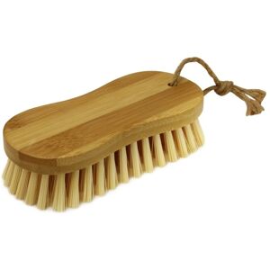 JVL Bamboo Hand Scrubbing Brush with Hemp Loop, Natural JVL Bamboo Hand Scrubbing Brush with Hemp Loop, Natural