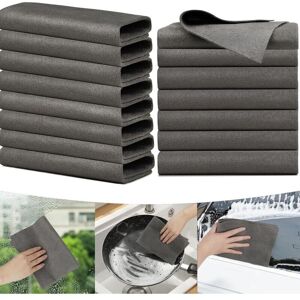 TEHTUY Magic Cloth, 10 Pieces Magic Cleaning Cloths, Streak-Free Glass Cloths, 30 x 40 cm, Cleaning Cloths for Car Mirrors, Kitchen Windows, Bathroom TEHTUY Magic Cloth, 10 Pieces Magic Cleaning Cloths, Streak-Free Glass Cloths, 30 x 40 cm, Cleaning Cloths for Car Mirrors, Kitchen Windows, Bathroom