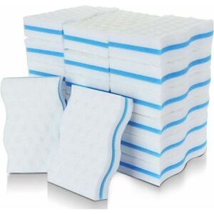 Magic Sponges, 24 Pcs Extra Thick Melamine Cleaning Sponges - Magic Eraser for Bathroom, Pool, Kitchen, Floor, Wall (Chemical Free) - White, Magic Sponges, 24 Pcs Extra Thick Melamine Cleaning Sponges - Magic Eraser for Bathroom, Pool, Kitchen, Floor, Wall (Chemical Free) - White,