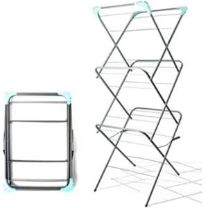Garden Mile 3 Tier Foldable White Clothes Dryer Airer Garden Mile 3 Tier Foldable White Clothes Dryer Airer