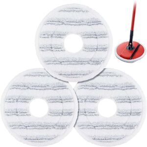 Mumu - Microfiber Spin Mop Refill Pack, 3 Pack Washable and Reusable Mop Head Replacement Mumu - Microfiber Spin Mop Refill Pack, 3 Pack Washable and Reusable Mop Head Replacement
