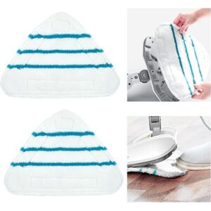 TEHTUY Microfiber Steam Mop Covers, Universal Triangle Washable Cloths for Hot Spray Steam Cleaners, White Microfiber Steam Mop Pads, Machine Washable (Pack TEHTUY Microfiber Steam Mop Covers, Universal Triangle Washable Cloths for Hot Spray Steam Cleaners, White Microfiber Steam Mop Pads, Machine Washable (Pack