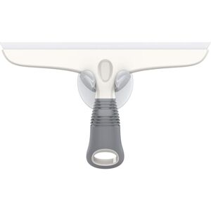 BEIJIYI Multi-Purpose Squeegee for Windows, Glass, Shower Doors, Cars, Heavy Duty Scrubbing Brush with Suction Cup Hook Included, 10 Inch, White and Gray BEIJIYI Multi-Purpose Squeegee for Windows, Glass, Shower Doors, Cars, Heavy Duty Scrubbing Brush with Suction Cup Hook Included, 10 Inch, White and Gray