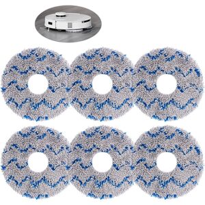 Csparkv - Outer Diameter 13.5cm, Inner Diameter 3.5cm, 6 Pack Blue Replacement Cleaning Cloths for Ecovacs T20, T20pro, T20max, T20 max plus, T20 pro Csparkv - Outer Diameter 13.5cm, Inner Diameter 3.5cm, 6 Pack Blue Replacement Cleaning Cloths for Ecovacs T20, T20pro, T20max, T20 max plus, T20 pro