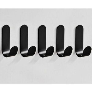 Ymyny - Pack of 5 adhesive wall hooks, kitchen towel hooks, bathroom towel holder, traceless adhesive hooks, wall mounting without drilling, wall Ymyny - Pack of 5 adhesive wall hooks, kitchen towel hooks, bathroom towel holder, traceless adhesive hooks, wall mounting without drilling, wall