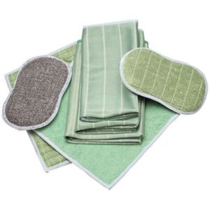 Pack of 6 Bamboo Microfiber Cloths - Clean and polish all smooth and delicate surfaces - Glass, car bodies, ceramic hobs, glasses, screens -- Pack of 6 Bamboo Microfiber Cloths - Clean and polish all smooth and delicate surfaces - Glass, car bodies, ceramic hobs, glasses, screens --