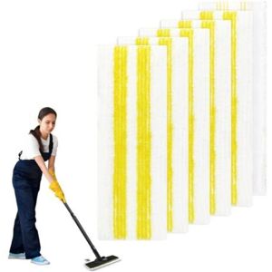 MCBOSON Pack of 6 universal mop pads compatible with SC1, SC2, SC3, SC4, SC5, Microfiber replacement cloth, Washable, Spare parts for all floors MCBOSON Pack of 6 universal mop pads compatible with SC1, SC2, SC3, SC4, SC5, Microfiber replacement cloth, Washable, Spare parts for all floors