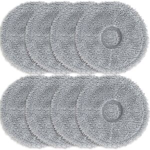 TEHTUY Pack of 8 dark grey microfiber cloths for Dreame L10s Ultra / L10 Ultra / L20 Ultra / L10s Pro Ultra Heat / X40 Ultra Complete and Xiaomi X10+ / X20+ TEHTUY Pack of 8 dark grey microfiber cloths for Dreame L10s Ultra / L10 Ultra / L20 Ultra / L10s Pro Ultra Heat / X40 Ultra Complete and Xiaomi X10+ / X20+