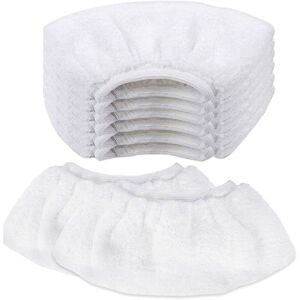 SNQ PCS Microfiber Steam Cleaning Cloths for Kärcher Steam Mops, Microfiber Bonnet Cloths for Handheld Nozzles, Universal Mop Replacement for Steam SNQ PCS Microfiber Steam Cleaning Cloths for Kärcher Steam Mops, Microfiber Bonnet Cloths for Handheld Nozzles, Universal Mop Replacement for Steam