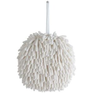 Ymyny - Piece (white + gray) Plush Kitchen Towel, Absorbent, Hanging, Quick-drying Towel Ymyny - Piece (white + gray) Plush Kitchen Towel, Absorbent, Hanging, Quick-drying Towel