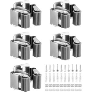 Pieces Wall Mounted Broom Holder, Wall Mounted Tool Holder, Mop Holder, for Bathroom Kitchen Office Closet Garden Garage Pieces Wall Mounted Broom Holder, Wall Mounted Tool Holder, Mop Holder, for Bathroom Kitchen Office Closet Garden Garage