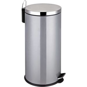 Premier Housewares - Grey Stainless Steel Pedal Bin - 30 Ltr Premier Housewares - Grey Stainless Steel Pedal Bin - 30 Ltr