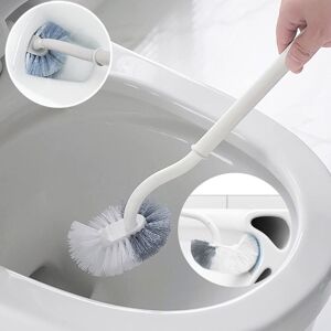 COOCHEER Professional toilet brush (pack of 2) – Semi-circular brush head and 40cm curved handle, for effective cleaning of edges and hard-to-reach areas. COOCHEER Professional toilet brush (pack of 2) – Semi-circular brush head and 40cm curved handle, for effective cleaning of edges and hard-to-reach areas.