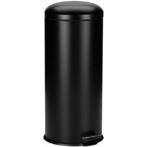 Relaxdays Kitchen Pedal Bin, 30 Litres, Rubbish Disposal, Soft Close Lid, Inner Bucket with Handle, Round, Metal Relaxdays Kitchen Pedal Bin, 30 Litres, Rubbish Disposal, Soft Close Lid, Inner Bucket with Handle, Round, Metal