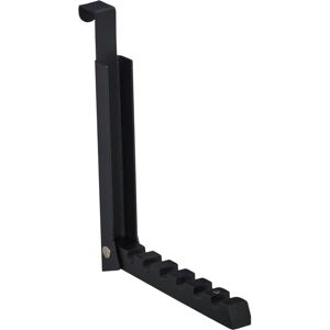 Relaxdays Folding Hook, 10x Set, Hang on Doors, Holds up to 6 Coat Hangers, Metal & Wood, for 2 cm Door Thickness, Black Relaxdays Folding Hook, 10x Set, Hang on Doors, Holds up to 6 Coat Hangers, Metal & Wood, for 2 cm Door Thickness, Black