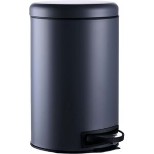 Relaxdays pedal bin, 12 litres, removable plastic inner bin, with foot pedal, for bathroom, kitchen, steel, grey Relaxdays pedal bin, 12 litres, removable plastic inner bin, with foot pedal, for bathroom, kitchen, steel, grey