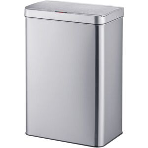 Relaxdays sensor bin, 60 litres, automatic lid, bin liner holder, stainless steel, kitchen, silver Relaxdays sensor bin, 60 litres, automatic lid, bin liner holder, stainless steel, kitchen, silver