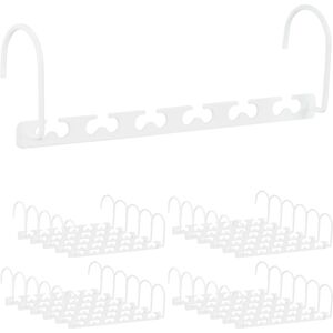 Relaxdays Clothes Hangers Set of 24 Space-Saving Metal Rotatable Hooks Relaxdays Clothes Hangers Set of 24 Space-Saving Metal Rotatable Hooks