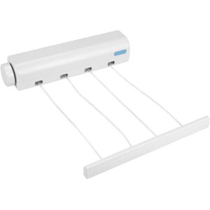 Tlily - Retractable Clothesline Telescopic Indoor Outdoor Wall Mounted Clothes Dryer Line Drying Rope Hanger (4 Lines) Tlily - Retractable Clothesline Telescopic Indoor Outdoor Wall Mounted Clothes Dryer Line Drying Rope Hanger (4 Lines)