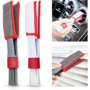 MCBOSON Set of 2 Venetian blind duster brushes, 2-in-1 multifunctional double-headed microfiber cleaning tool, removable and washable brush for keyboard, MCBOSON Set of 2 Venetian blind duster brushes, 2-in-1 multifunctional double-headed microfiber cleaning tool, removable and washable brush for keyboard,