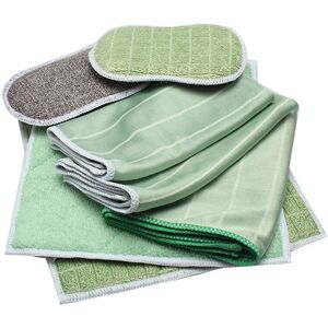 Toolive - Set of 6 Bamboo Microfiber Cloths for Windows, Mirrors, Tiles, Bodywork, Microfiber, Bamboo, Glass, Household, Bathroom Toolive - Set of 6 Bamboo Microfiber Cloths for Windows, Mirrors, Tiles, Bodywork, Microfiber, Bamboo, Glass, Household, Bathroom