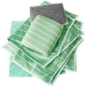 TEHTUY Set of 6 Bamboo Microfiber Cloths for Windows, Mirrors, Tiles, Car Body, Household, Bathroom TEHTUY Set of 6 Bamboo Microfiber Cloths for Windows, Mirrors, Tiles, Car Body, Household, Bathroom