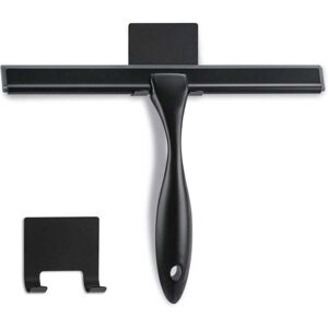 TORMATOR Shower squeegee - 25.4 cm - Matte black - Multifunctional stainless steel squeegee for bathroom, shower doors, mirrors, tiles and car windows - 100% TORMATOR Shower squeegee - 25.4 cm - Matte black - Multifunctional stainless steel squeegee for bathroom, shower doors, mirrors, tiles and car windows - 100%